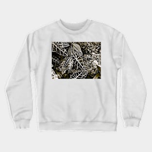 Leaf-Lines. The Poetics of Leaves Crewneck Sweatshirt